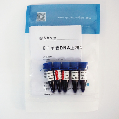 Almacenador intermediario cargado de M9051 1mlx5 6× en reactivo específicos de la electroforesis de la DNA del gel