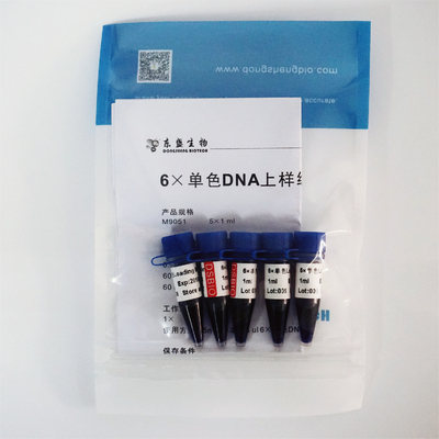 Almacenador intermediario cargado de M9051 1mlx5 6× en reactivo específicos de la electroforesis de la DNA del gel