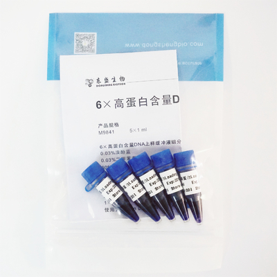 Tinte del cargamento del gel 6×, almacenador intermediario cargado M9081 1ml X5 de la electroforesis de la DNA de SDS+