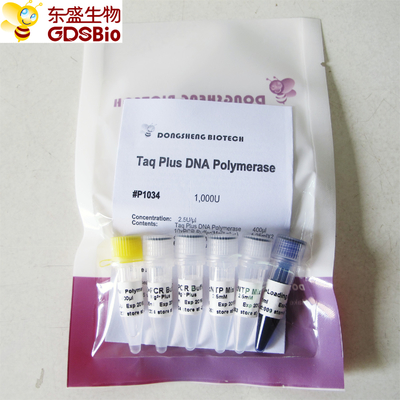 Almacenador intermediario azul Taq más la polimerasa de DNA para la polimerización en cadena P1031 P1032 P1033 P1034